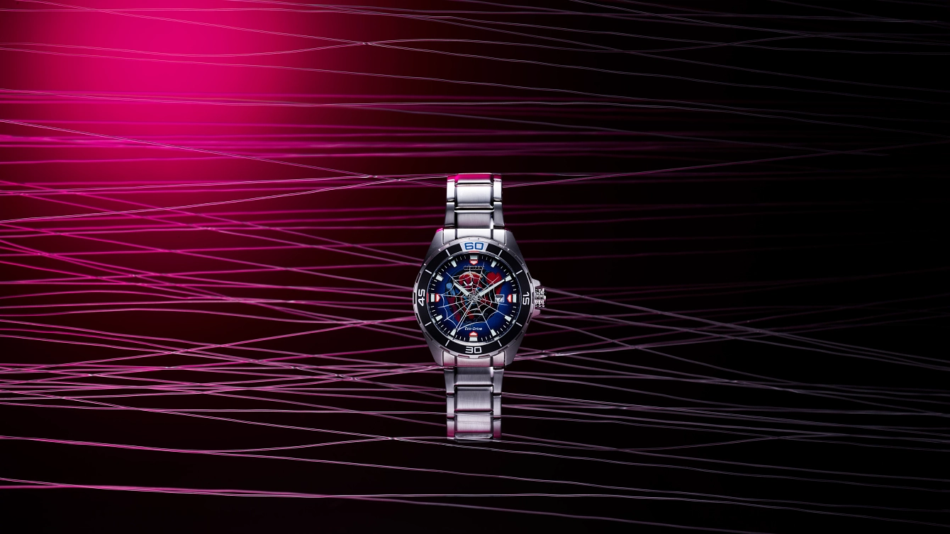 Spider-Man Blue Dial Stainless Steel Bracelet BM7610-52W | CITIZEN Spider-Man Blue Dial Stainless Steel Bracelet BM7610-52W | CITIZEN